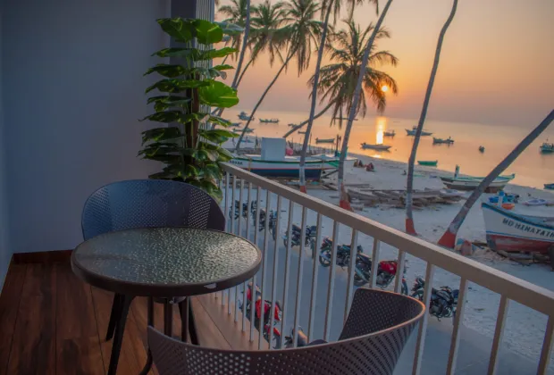 best beach view rooms in lakshadweep